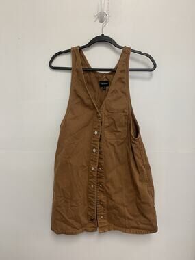 Frank And Oak Overall Brown Dress Size Small